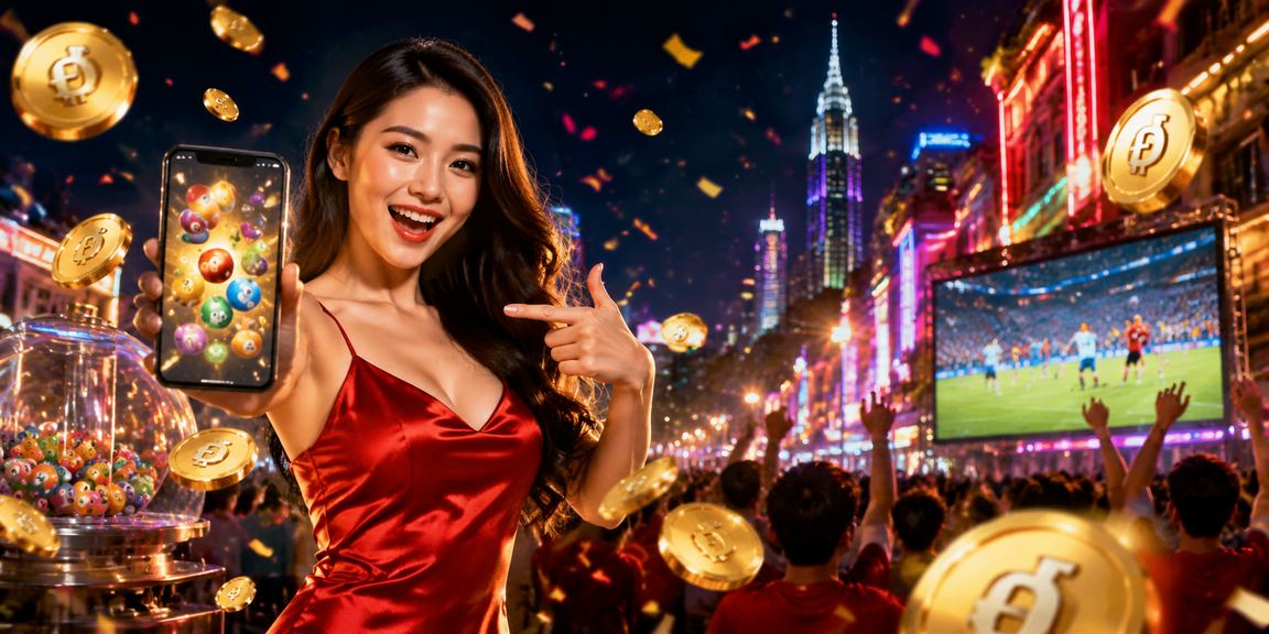 Màn hình neon xổ số và thanh toán điện tử tại TP. Hồ Chí Minh về đêm
