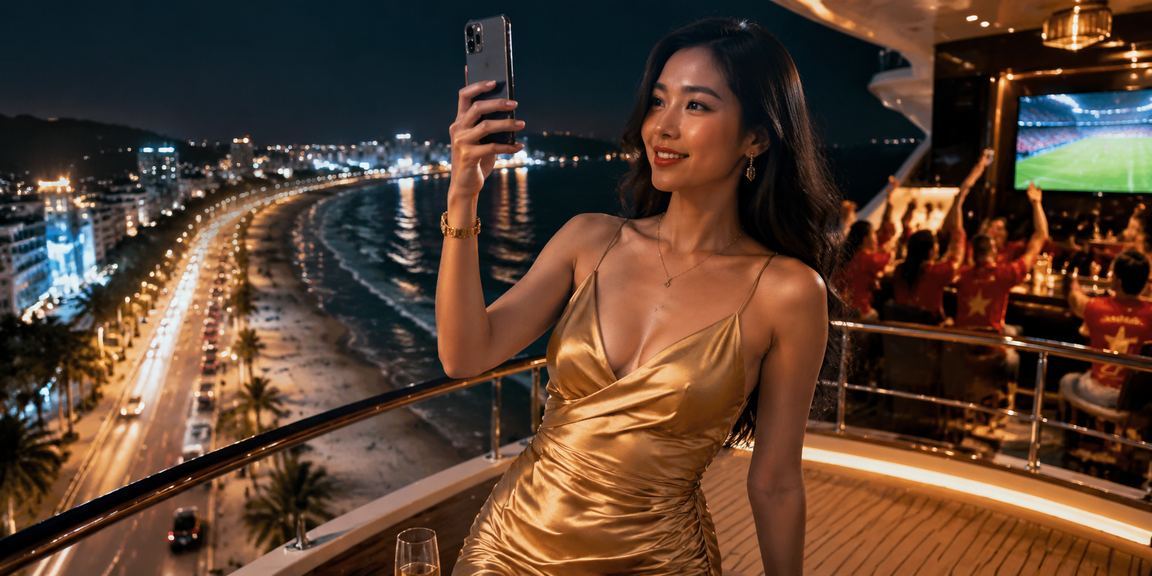 Người dùng VIP tại Phan Thiết kiểm tra bonus và quyền lợi tài khoản cao cấp trên điện thoại